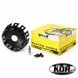 ProX clutch basket kit with hardware and KOR logo