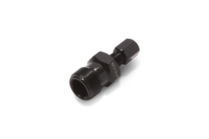 Black Motion Pro flywheel puller with a threaded body and center forcing screw
