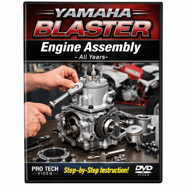 Yamaha Blaster Engine Assembly Video- All years – Ken OConnor Racing