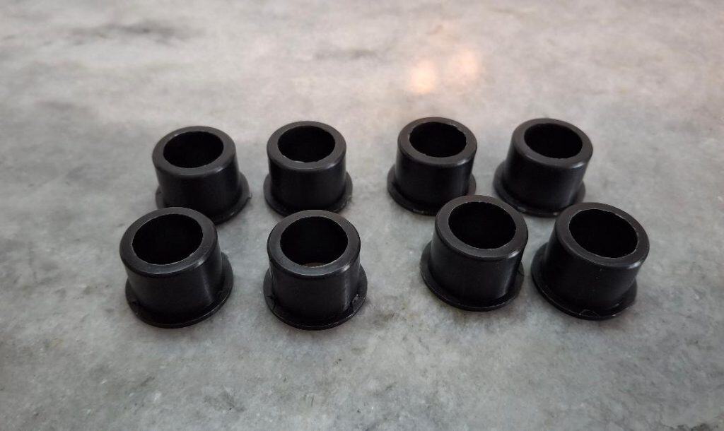 Race car suspension bushings for performance handling.