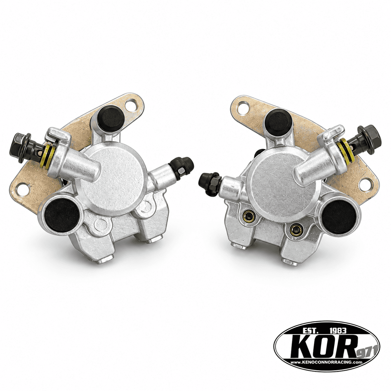 Yamaha Blaster front brake caliper set with pads for 2003–2006 YFS200