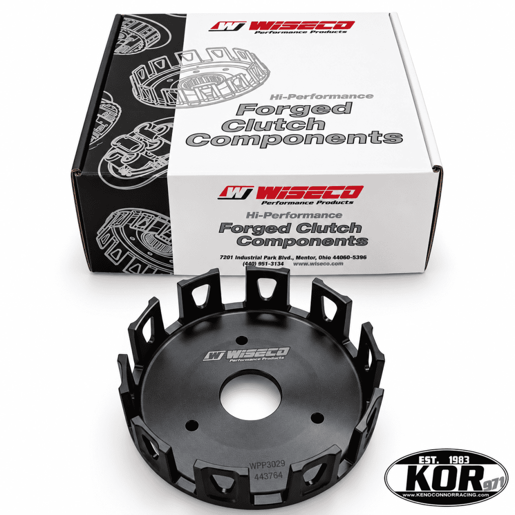 Wiseco WPP3029 forged clutch basket for Yamaha Blaster with KOR logo