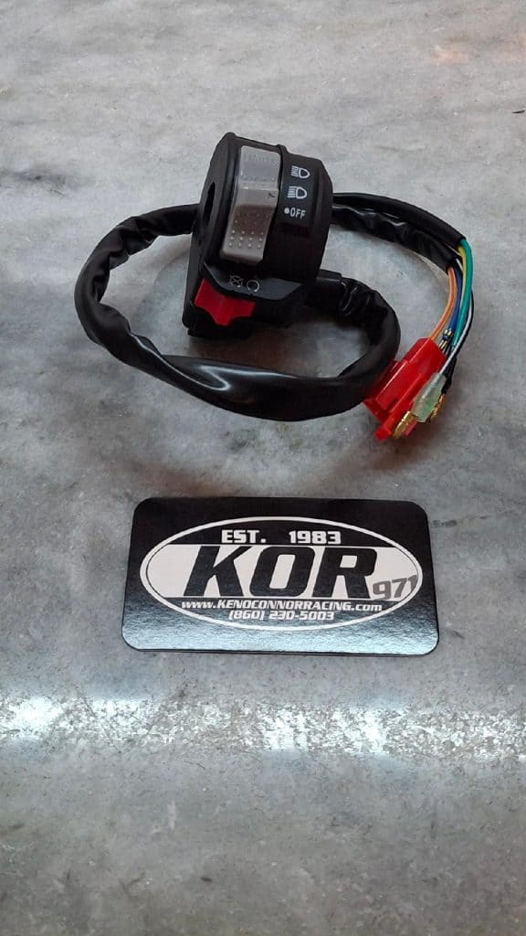 Electronic control module for race cars with adjustable settings.