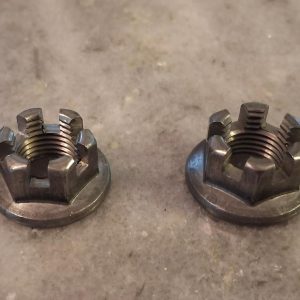 Yamaha Blaster Front Spindle Castle Nut Set Pair YFS200 1988-2006