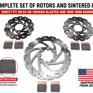 performance break pad an rotor kit for sale