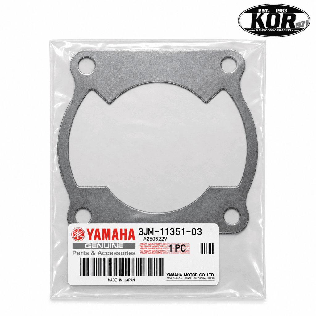 Genuine OEM Yamaha Blaster base gasket 3JM-11351-03 with KOR logo