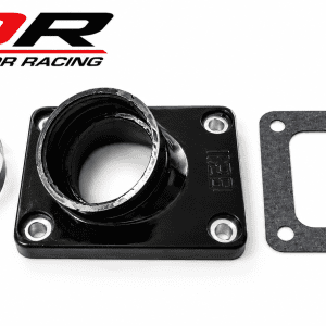 Black UPP Racing Yamaha Blaster intake manifold marked 1129 with a silver clamp and rectangular mounting gasket