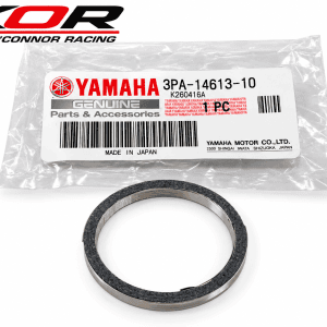 Yamaha Blaster exhaust gasket below genuine Yamaha packaging labeled 3PA-14613-10 on a white background